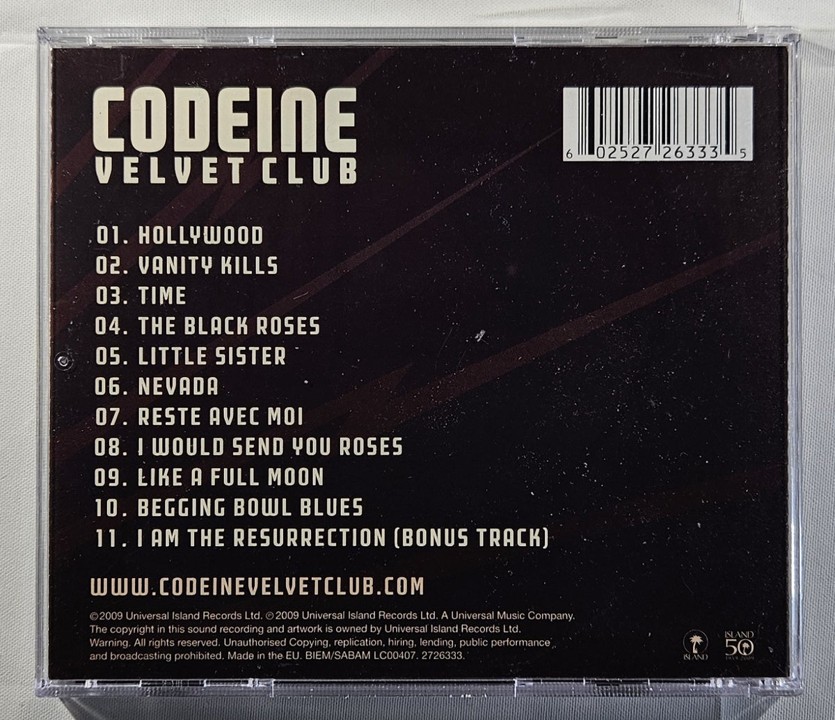 Codeine Velvet Club - Codeine Velvet Club [2009 Enhanced] [Used CD]