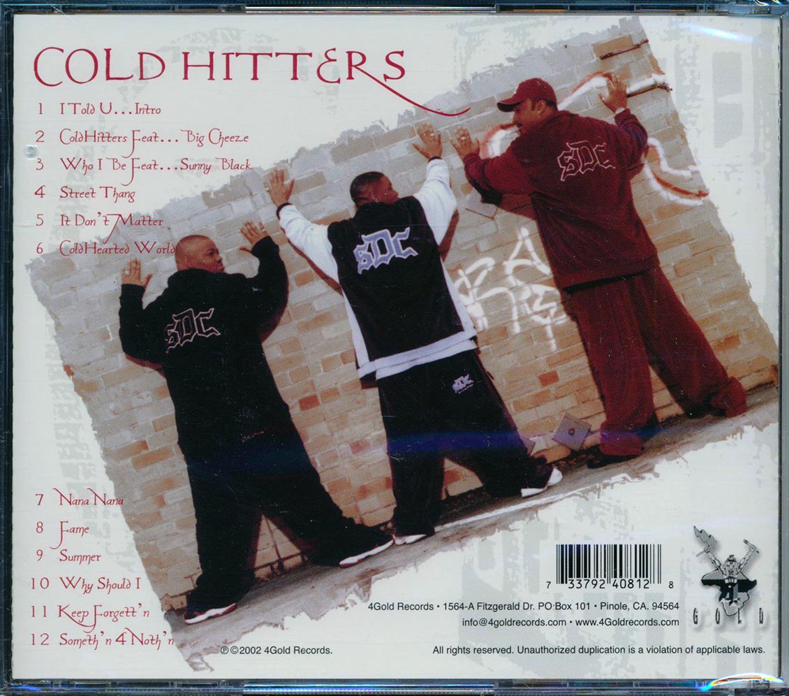 Cold Hitters - 4Gold Records Presents Cold Hitters [2002 New CD]