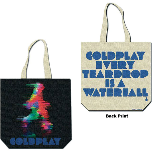 Coldplay - Fuzzy man/Etiaw Cotton Tote Bag