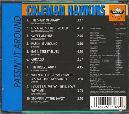 Coleman Hawkins - Passin' It Around [1994 Compilation] [New CD]