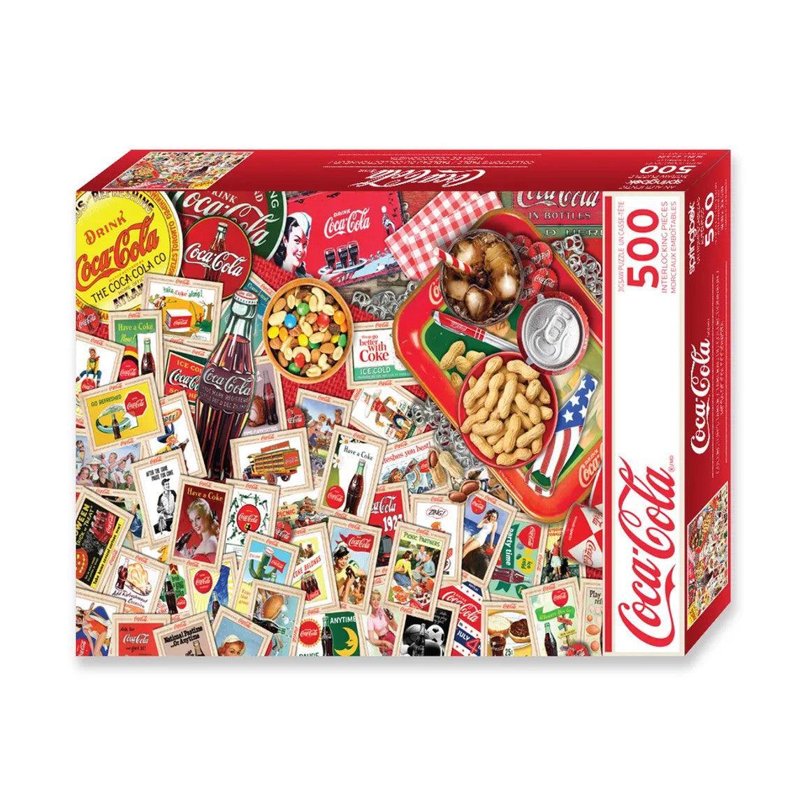 Collector's Table Coca-Cola 500 Piece Jigsaw Puzzle Springbok
