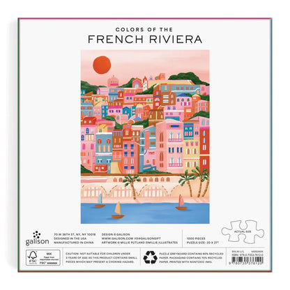 Colors Of The French Riviera 1000 Piece Jigsaw Puzzle Galison