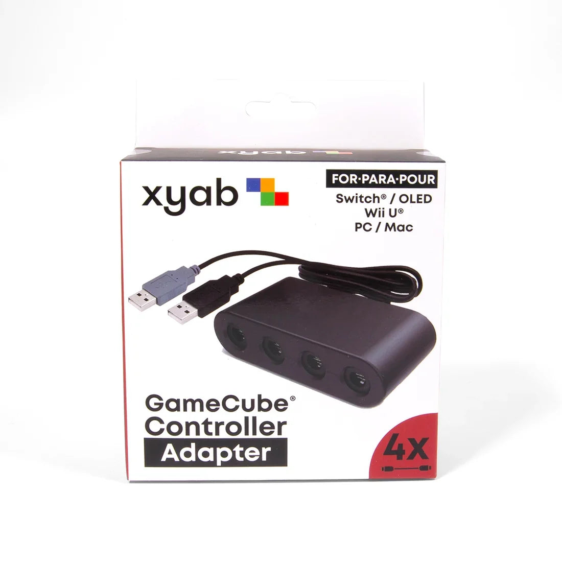 4 Port Controller Adapter for Nintendo GameCube® | Wii U® | Switch® | PC