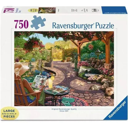 Cozy Backyard Bliss 750 Piece Jigsaw Puzzle Ravensburger