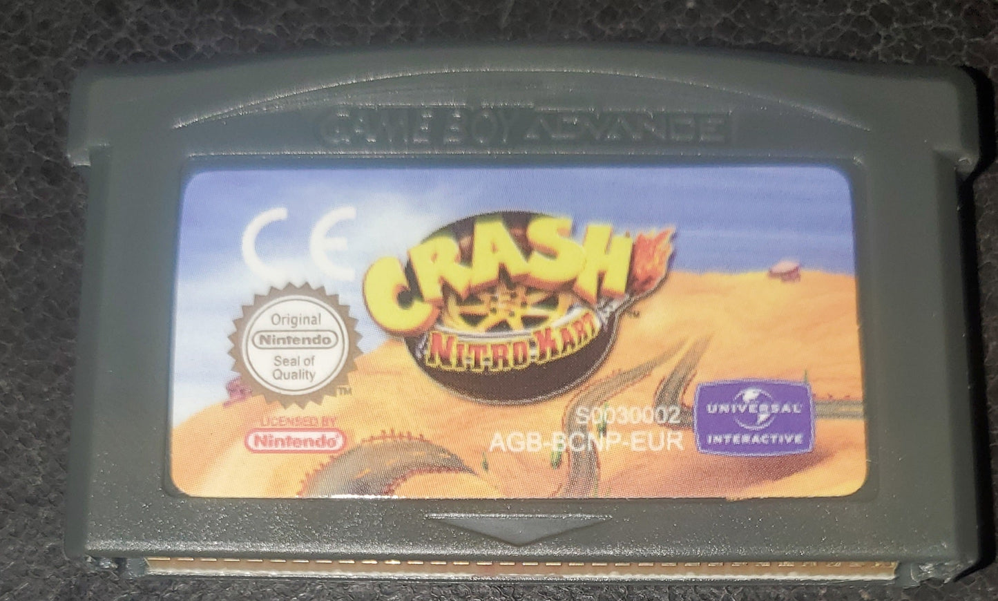 Crash Nitro Kart GBA Video Game Boy Advance Nintendo 2003