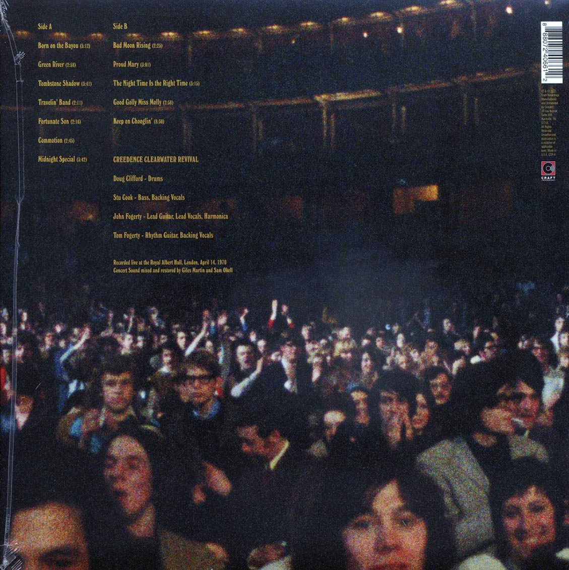 Creedence Clearwater Revival - At The Royal Albert Hall (April 14, 1970) [2022 180G] [New Vinyl Record LP]