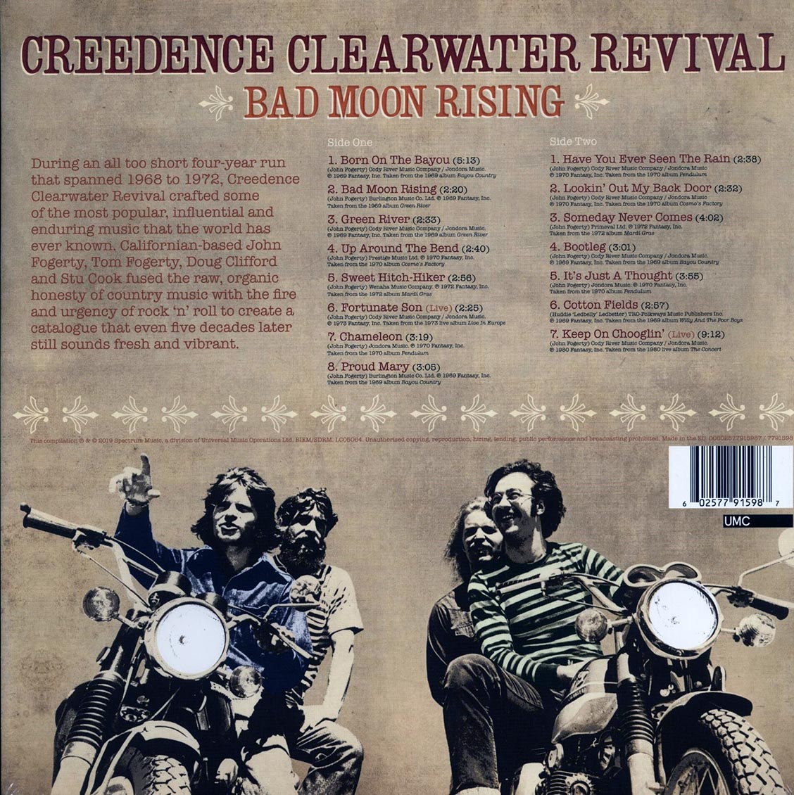 Creedence Clearwater Revival - Bad Moon Rising [2019 Compilation Reissue] [New Vinyl Record LP]