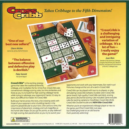 Cross Cribb - Strategy Cribbage Variation Card Game - Outset
