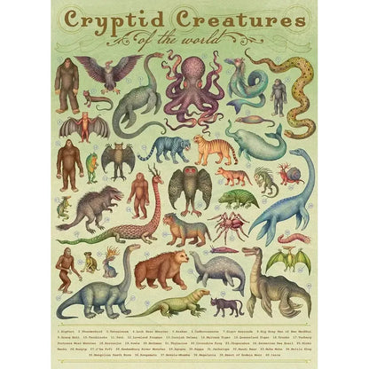 Cryptid Creatures 1000 Piece Jigsaw Puzzle Cobble Hill