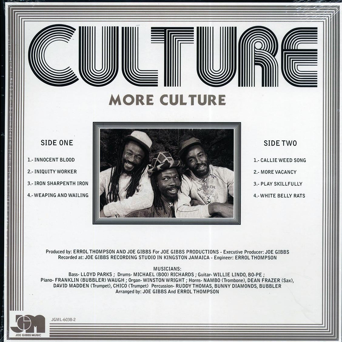 Culture - More Culture [2020 Repress] [New Vinyl Record LP]