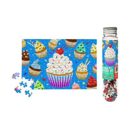 Cupcake Celebration for Bakers 150 Piece Mini Jigsaw Puzzle Micro Puzzles