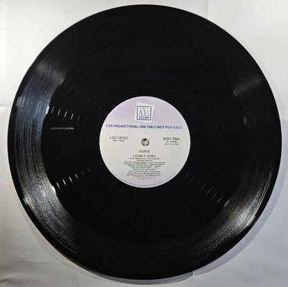Curio - I Can't Stay [1990 Promo] [Used Vinyl Record 12" Single]