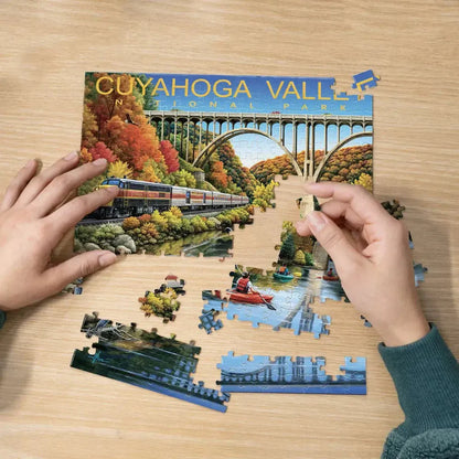 Cuyahoga Valley National Park 210 Piece Jigsaw Puzzle Boardwalk