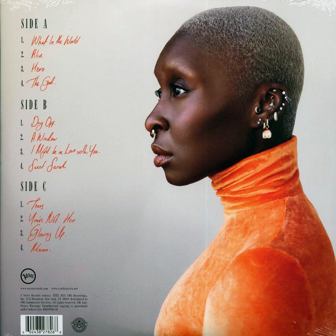 Cynthia Erivo - Ch.1 Vs.1 [2021 New Double Vinyl Record LP]