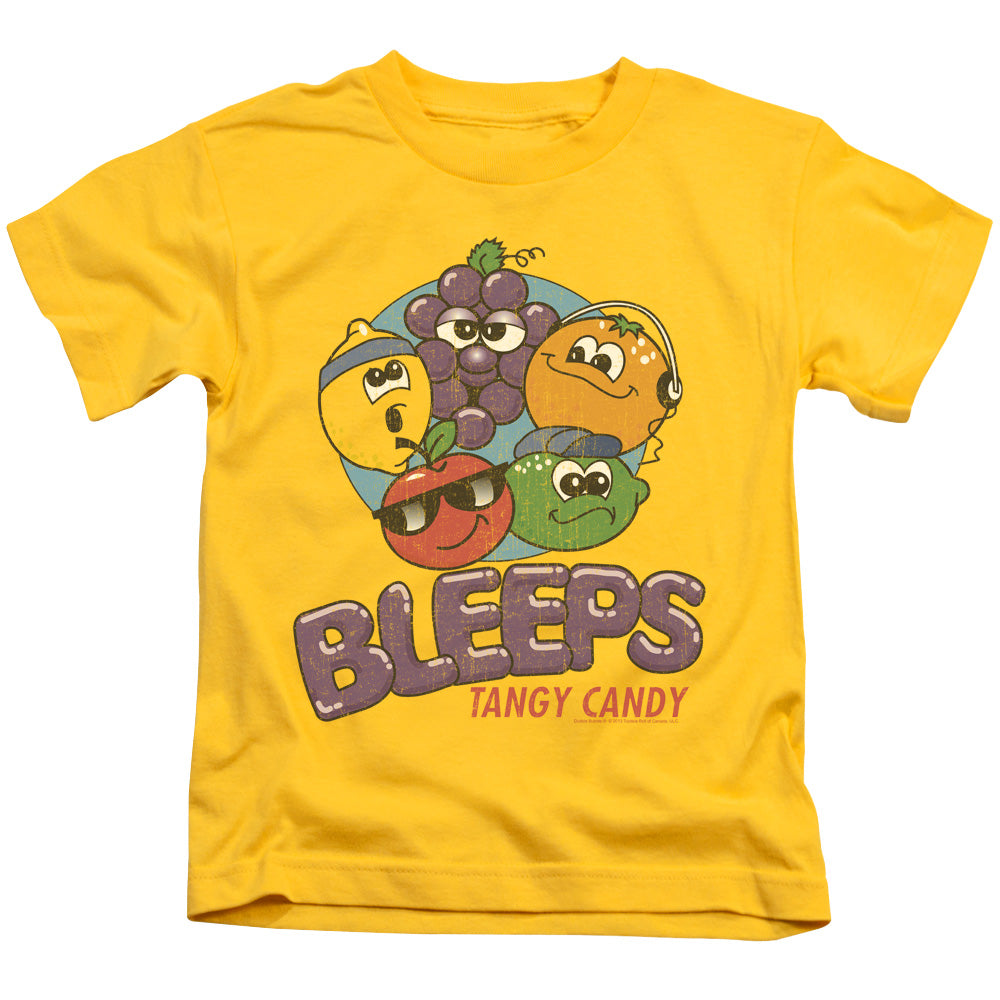 Dubble Bubble Bleeps Juvenile Kids Youth T Shirt Yellow (5 6) Officially Licensed