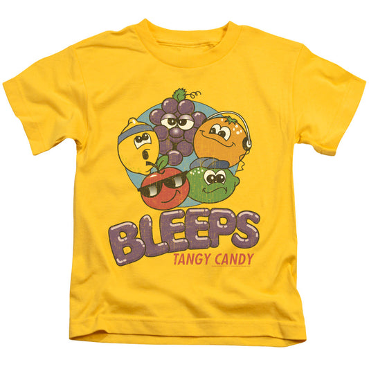 Dubble Bubble Bleeps Juvenile Kids Youth T Shirt Yellow (5 6) Officially Licensed