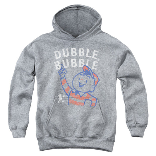 Dubble Bubble Pointing Kids Youth Hoodie Heather Officially Licensed