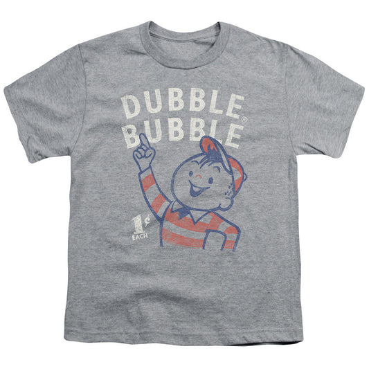Dubble Bubble Pointing Kids Youth T Shirt Athletic Heather Officially Licensed