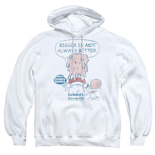 Dubble Bubble Bigger Mens Hoodie White Officially Licensed