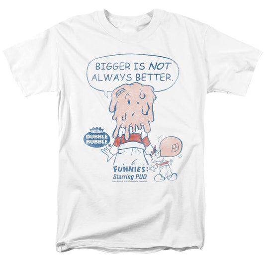 Dubble Bubble Bigger Mens T Shirt White Officially Licensed