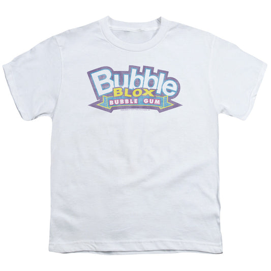Dubble Bubble Bubble Blox Kids Youth T Shirt White Officially Licensed