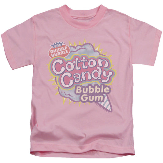 Dubble Bubble Cotton Candy Juvenile Kids Youth T Shirt Pink (4) Officially Licensed
