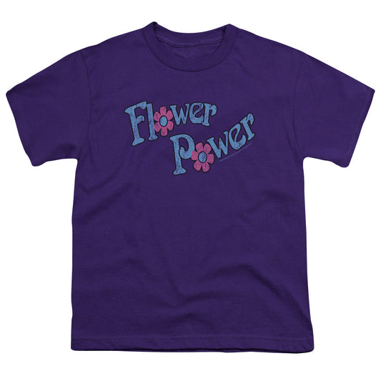 Dubble Bubble Flower Power Kids Youth T Shirt Purple Officially Licensed