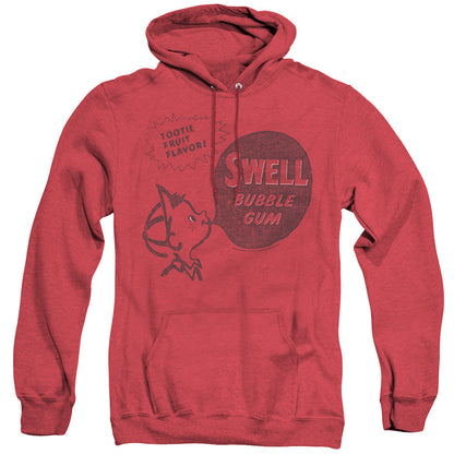 Dubble Bubble Swell Gum Mens Heather Hoodie Red Officially Licensed