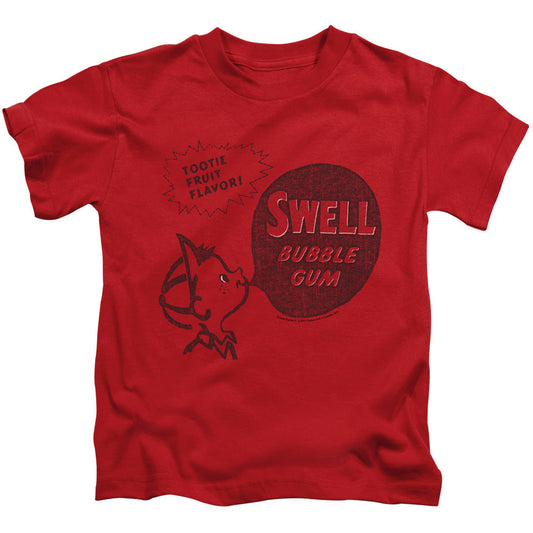 Dubble Bubble Swell Gum Juvenile Kids Youth T Shirt Red (7) Officially Licensed
