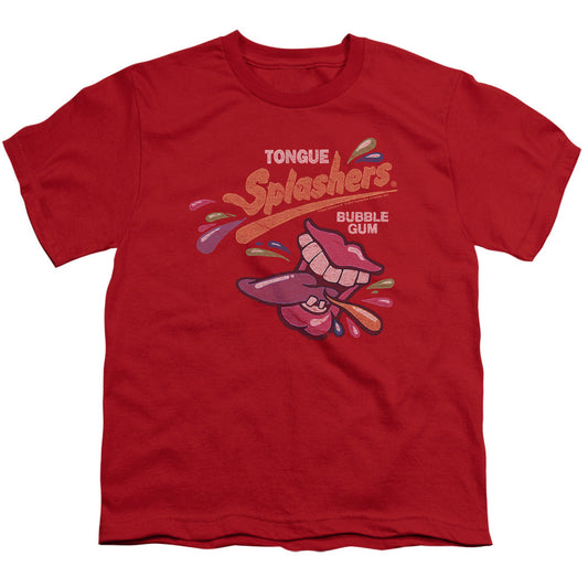 Dubble Bubble Distress Logo Kids Youth T Shirt Red Officially Licensed