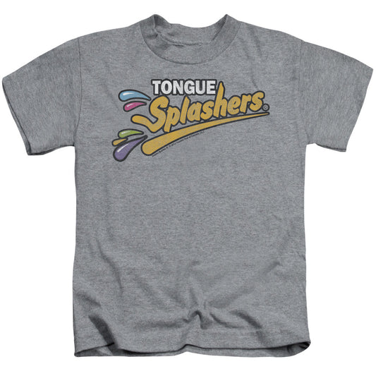 Dubble Bubble Tongue Splashers Logo Juvenile Kids Youth T Shirt Athletic Heather (5 6) Officially Licensed