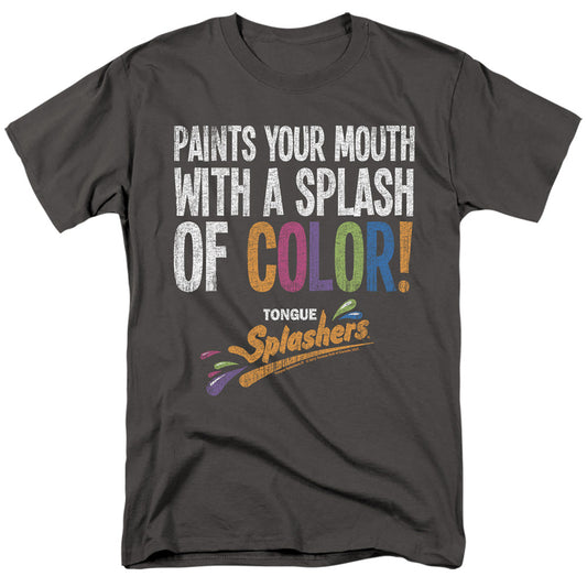 Dubble Bubble Paints Your Mouth Mens T Shirt Charcoal Officially Licensed