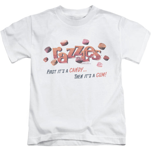 Dubble Bubble a Gum and a Candy Juvenile Kids Youth T Shirt White (5 6) Officially Licensed