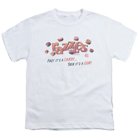 Dubble Bubble a Gum and a Candy Kids Youth T Shirt White Officially Licensed