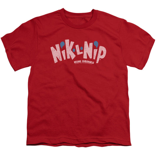 Dubble Bubble Distressed Logo Kids Youth T Shirt Red Officially Licensed