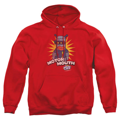 Dubble Bubble Motor Mouth Mens Hoodie Red Officially Licensed