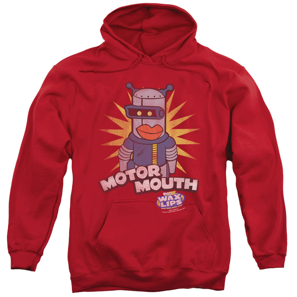 Dubble Bubble Motor Mouth Mens Hoodie Red Officially Licensed