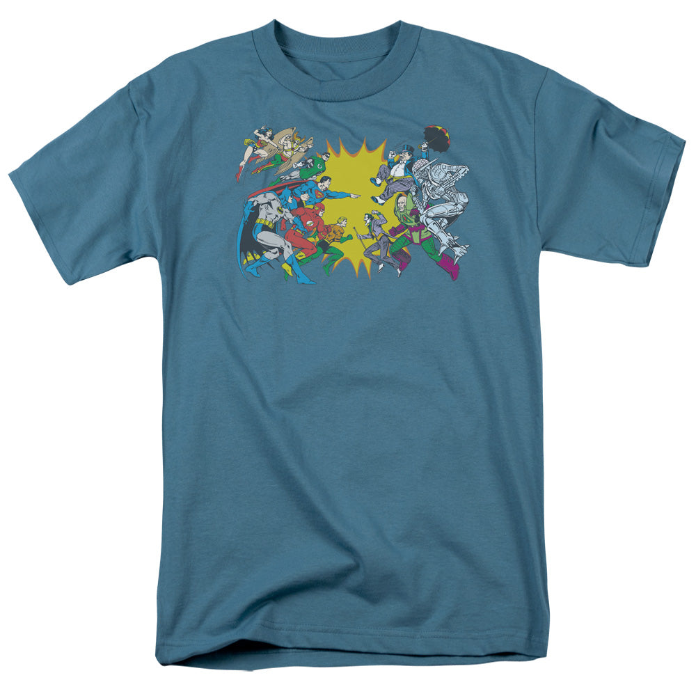 Dc Face Off Mens T Shirt Slate Officially Licensed