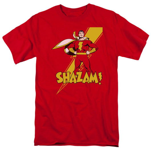 Dc Shazam Shazam Mens T Shirt Red Officially Licensed
