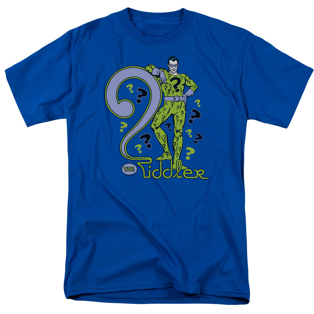 Dc The Riddler Mens T Shirt Royal Officially Licensed