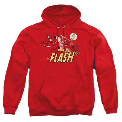 Dc Flash Crimson Comet Mens Hoodie Red Officially Licensed