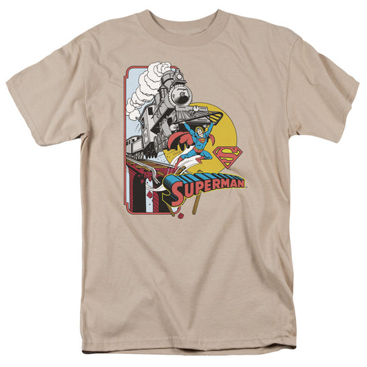 Dc Off The Rails Mens T Shirt Sand Officially Licensed