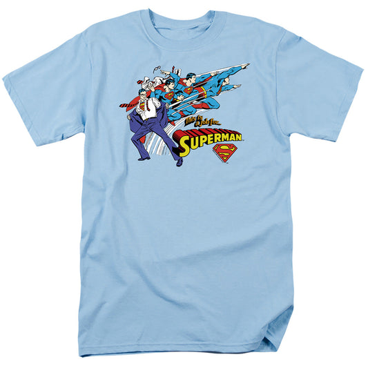 Dc Quick Change Mens T Shirt Carolina Blue Officially Licensed