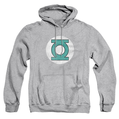 Dc Gl Logo Distressed Mens Hoodie Athletic Heather Officially Licensed