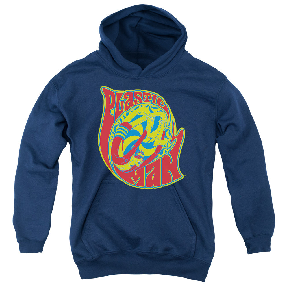 DC Comics How I Roll Kids Youth Hoodie Navy Blue Officially Licensed