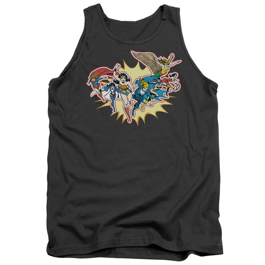 DC Comics Please Get Me Mens Tank Top Shirt Charcoal Officially Licensed