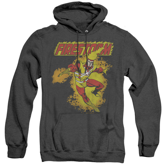 Dc Firestorm Mens Heather Hoodie Black Officially Licensed