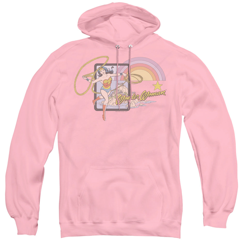 DC Comics Island Princess Mens Hoodie Pink Officially Licensed