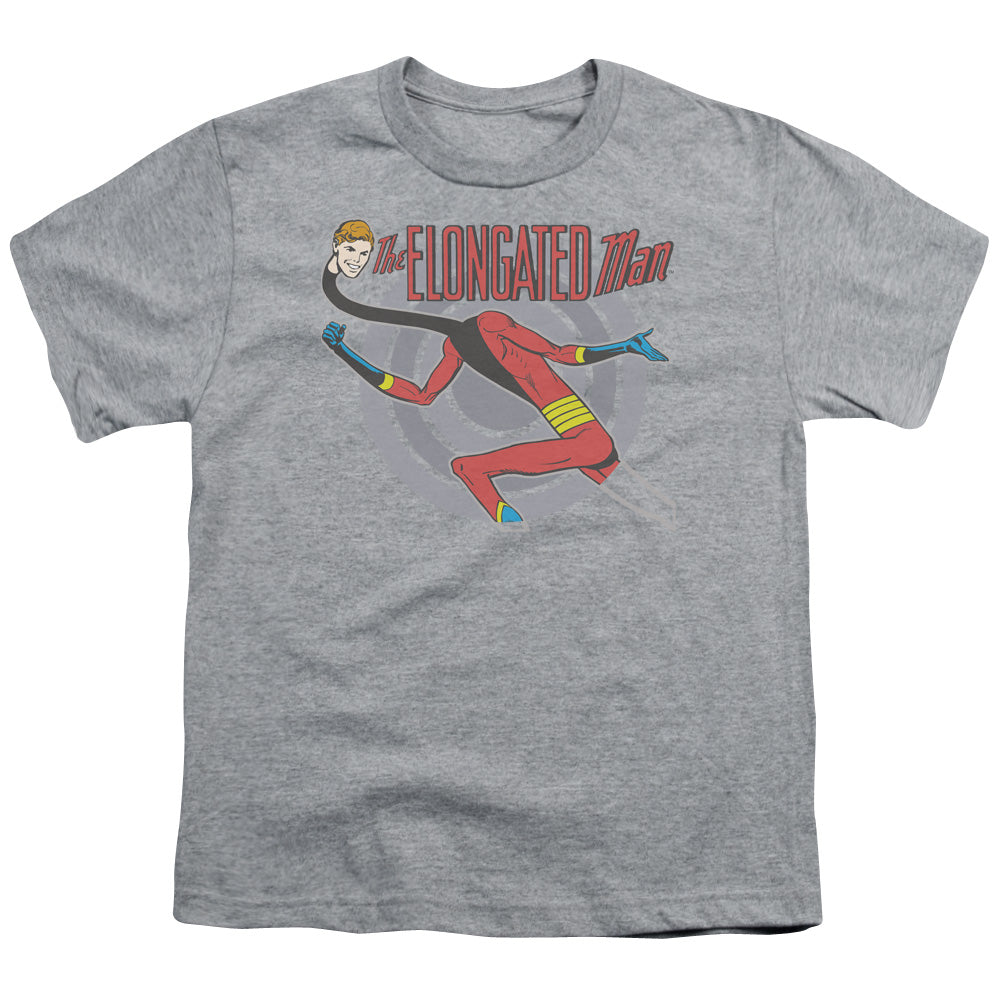 DC Comics Elongated Man Kids Youth T Shirt Athletic Heather Officially Licensed