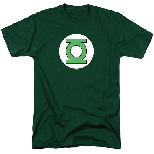 Dc Green Lantern Logo Mens T Shirt Hunter Green Officially Licensed